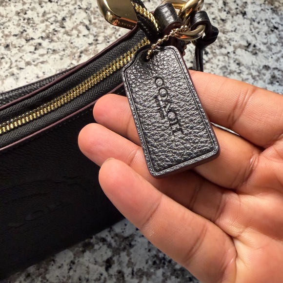 Coach Black Leather Hobo Bag - Picture 3 of 9